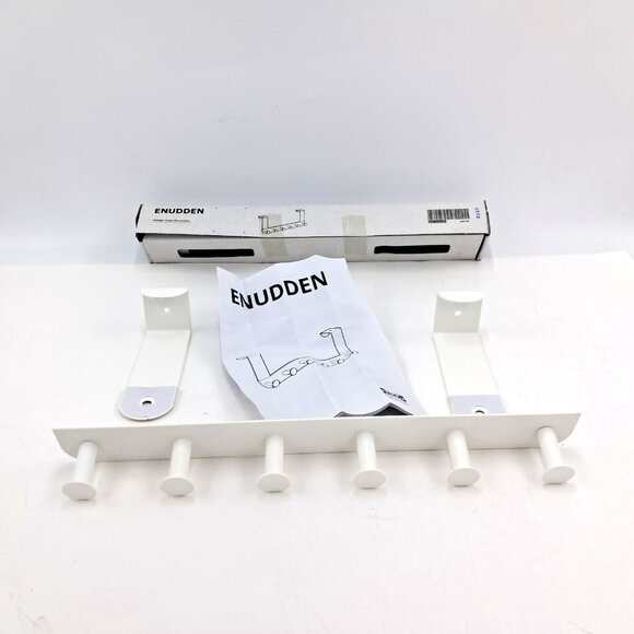 ENUDDEN Ikea - Over The Door Hooks- 6 Hooks -White-NIB 602.516.65 - Picture 1 of 7